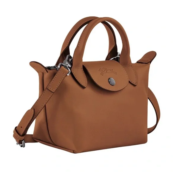 Longchamp Le Pliage Xtra Leather Top Handle Bag Cognac – Brand New with Tags - Picture 3 of 5